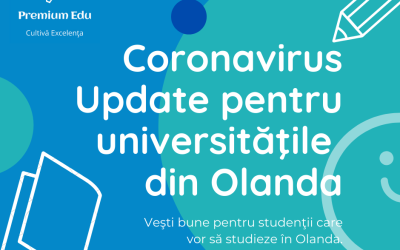 Coronavirus Update pentru universităţile din Olanda